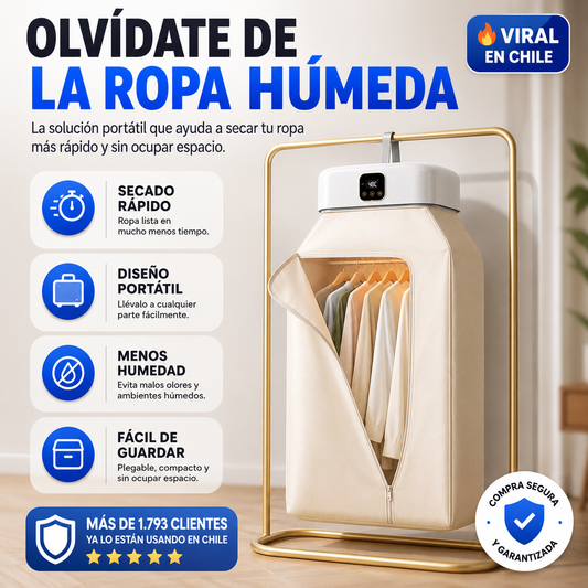 AeroFlux™ Secador de Ropa Portatil