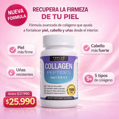TOPLUX Capsulas De Colágeno (90 capsulas)