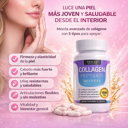 TOPLUX Capsulas De Colágeno (90 capsulas)