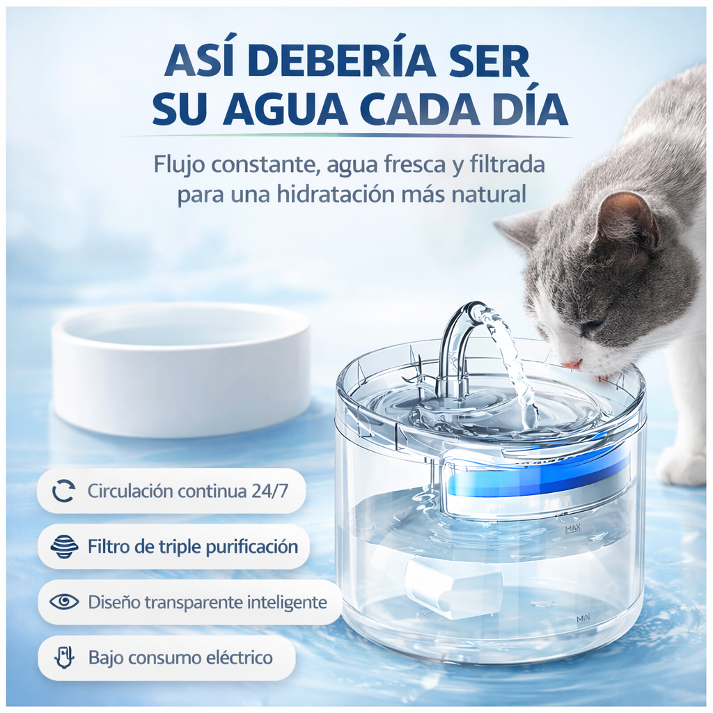 AquaPet™ BEBEDERO PARA MASCOTA