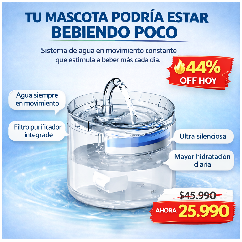 AquaPet™ BEBEDERO PARA MASCOTA