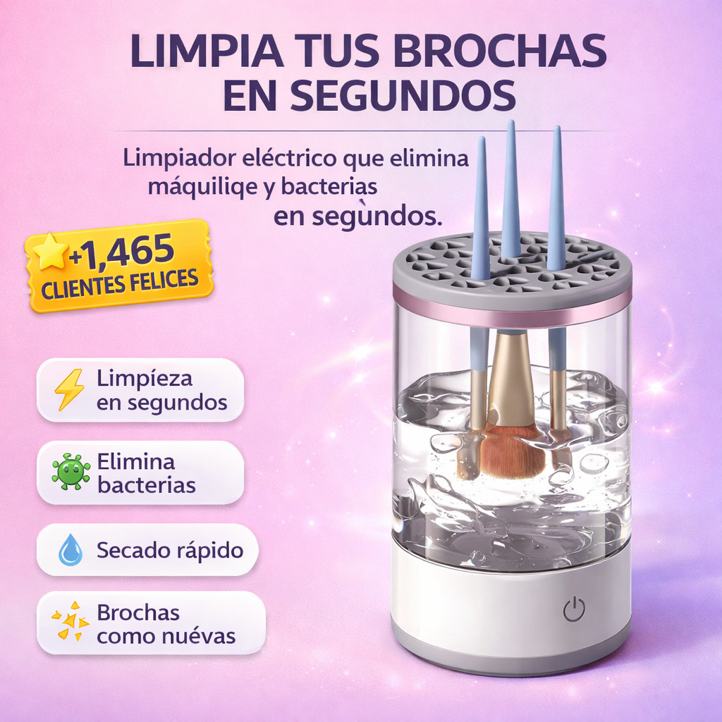 BrushNova™ Limpiador Eléctrico de brochas