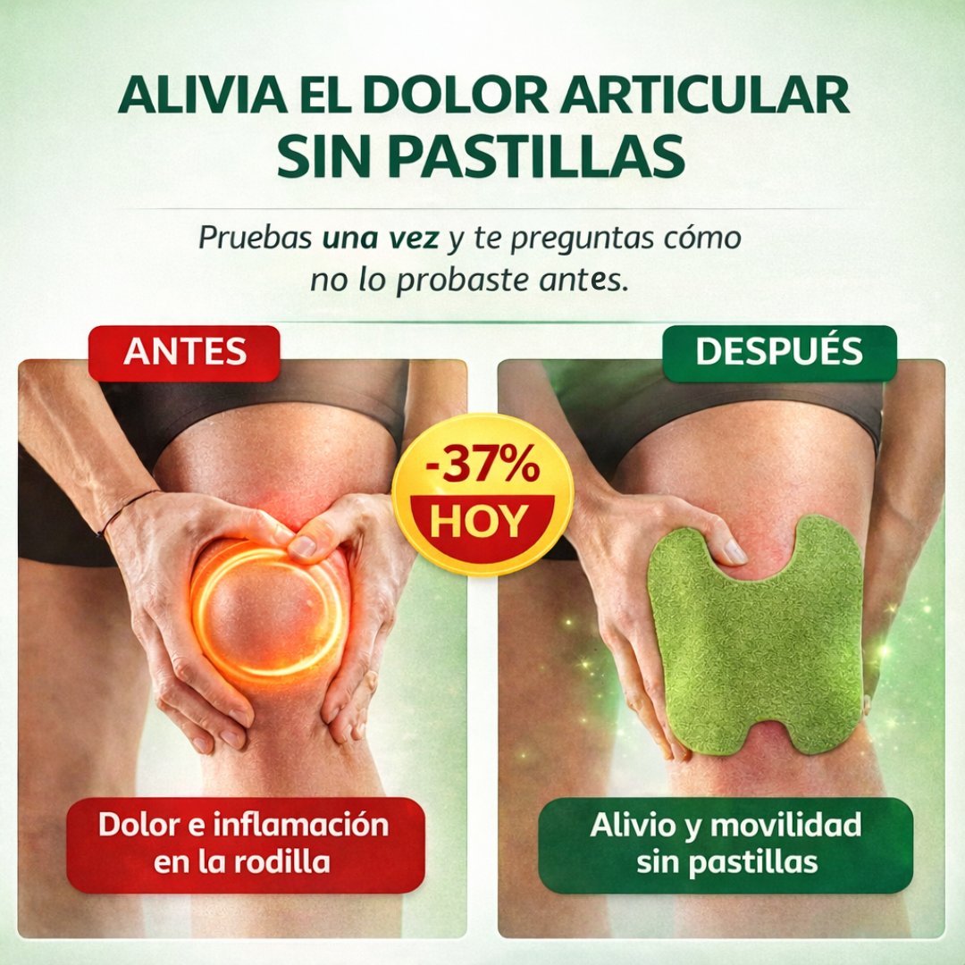 Parches Herbales Para Rodilla 30 Unidades